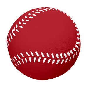 Baseball Shape Stress Reliever view 2