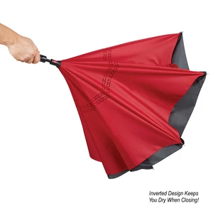 48" Arc Two-Tone Inversion Umbrella view 2