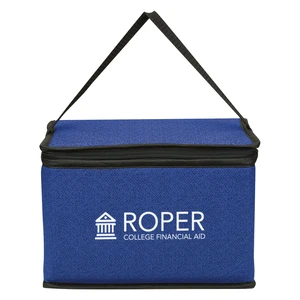 Heathered Non-Woven Cooler Lunch Bag view 3