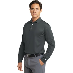 Nike Long Sleeve Dri-FIT Stretch Tech Polo. 466364 view 3