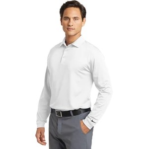 Nike Long Sleeve Dri-FIT Stretch Tech Polo. 466364 view 28