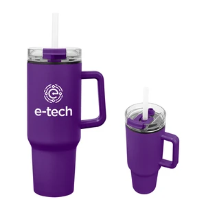 40 oz Quest Recycled Stainless Steel Tumbler view 7