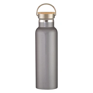 21 oz Tipton Stainless Steel Bottle with Bamboo Lid view 2