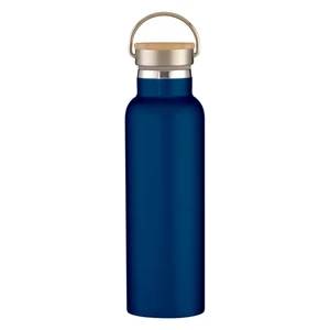 21 oz Tipton Stainless Steel Bottle with Bamboo Lid view 3