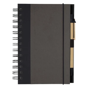 Eco-Inspired Spiral Notebook & Pen view 3