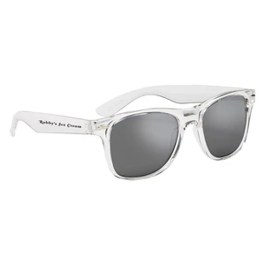 Crystalline Mirrored Malibu Sunglasses view 4