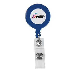 Retractable Badge Holder With Laminated Label view 2