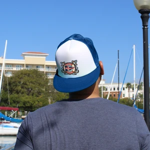 Flat Bill Trucker Cap