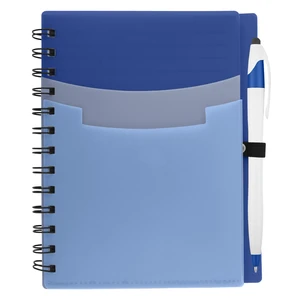 Tri Pocket Notebook with Pen view 2