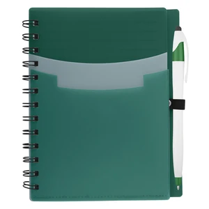 Tri Pocket Notebook with Pen view 3