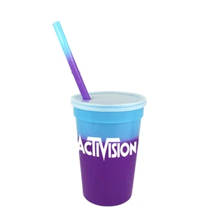 Mood™ 17 oz. Stadium Cup/Straw/Lid Set view 1