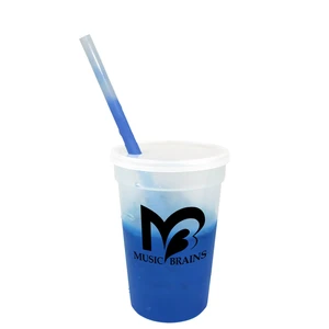 Mood™ 17 oz. Stadium Cup/Straw/Lid Set view 2