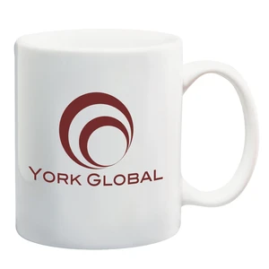 11 oz White Ceramic Mug