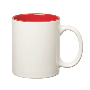 11 oz Colored Stoneware Mug with C Handle view 4