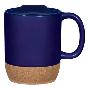 14 oz Cork Base Ceramic Mug view 4