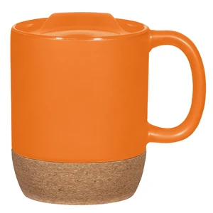 14 oz Cork Base Ceramic Mug view 6