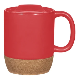 14 oz Cork Base Ceramic Mug view 7