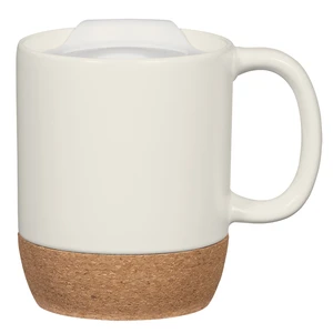 14 oz Cork Base Ceramic Mug view 2