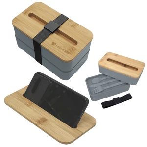 Stackable Bento Box with Phone Stand view 4