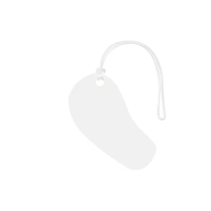 Full Color Wood Bag Tag - 6" view 2