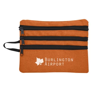 Heathered Tech Accessory Travel Bag view 4