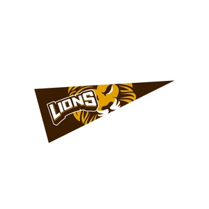 4 x 10 Custom Pennant