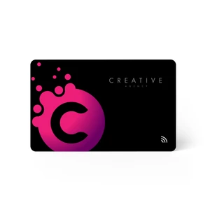 Full Color Linq Digital Business Card view 2