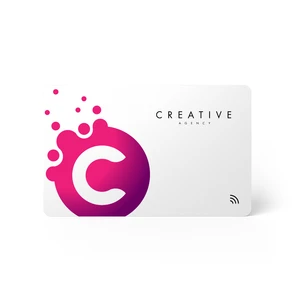 Full Color Linq Digital Business Card view 4