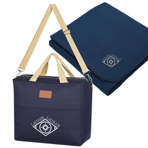 Hefty Cooler Bag with Fleece Blanket