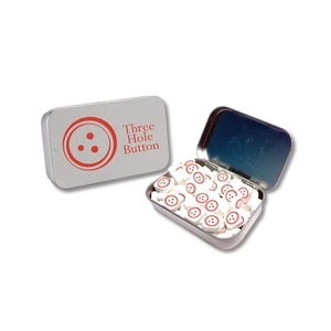 Large Tin with Printed Mints