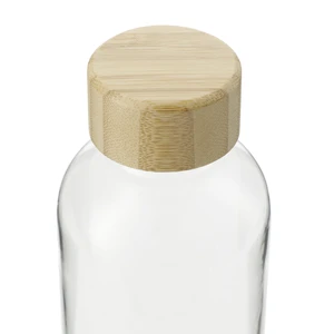 Sona 22oz RPET Bottle w/ FSC® 100% Bamboo lid view 1