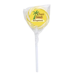 Swirl Lollipop with Round Label view 7