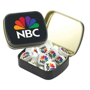 Small Tin with Custom Printed Mints view 2