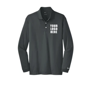 Nike Long Sleeve Dri-FIT Stretch Tech Polo. 466364 view 1