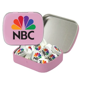 Small Tin with Custom Printed Mints view 4