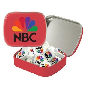 Small Tin with Custom Printed Mints view 6