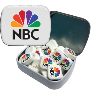 Small Tin with Custom Printed Mints view 11
