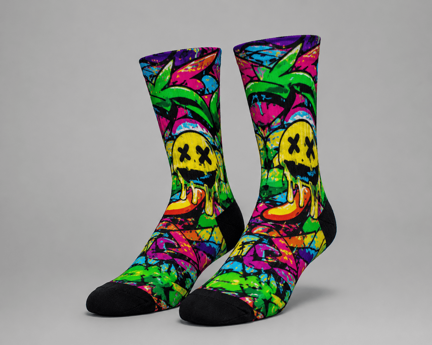 19" Dye Sublimated Socks (Pair)