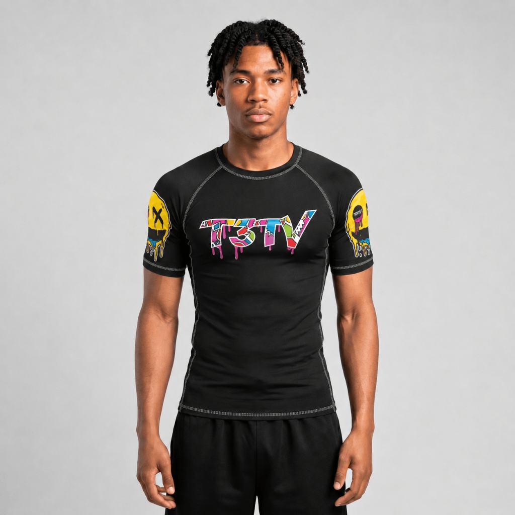 T3TV Skull Black Compression