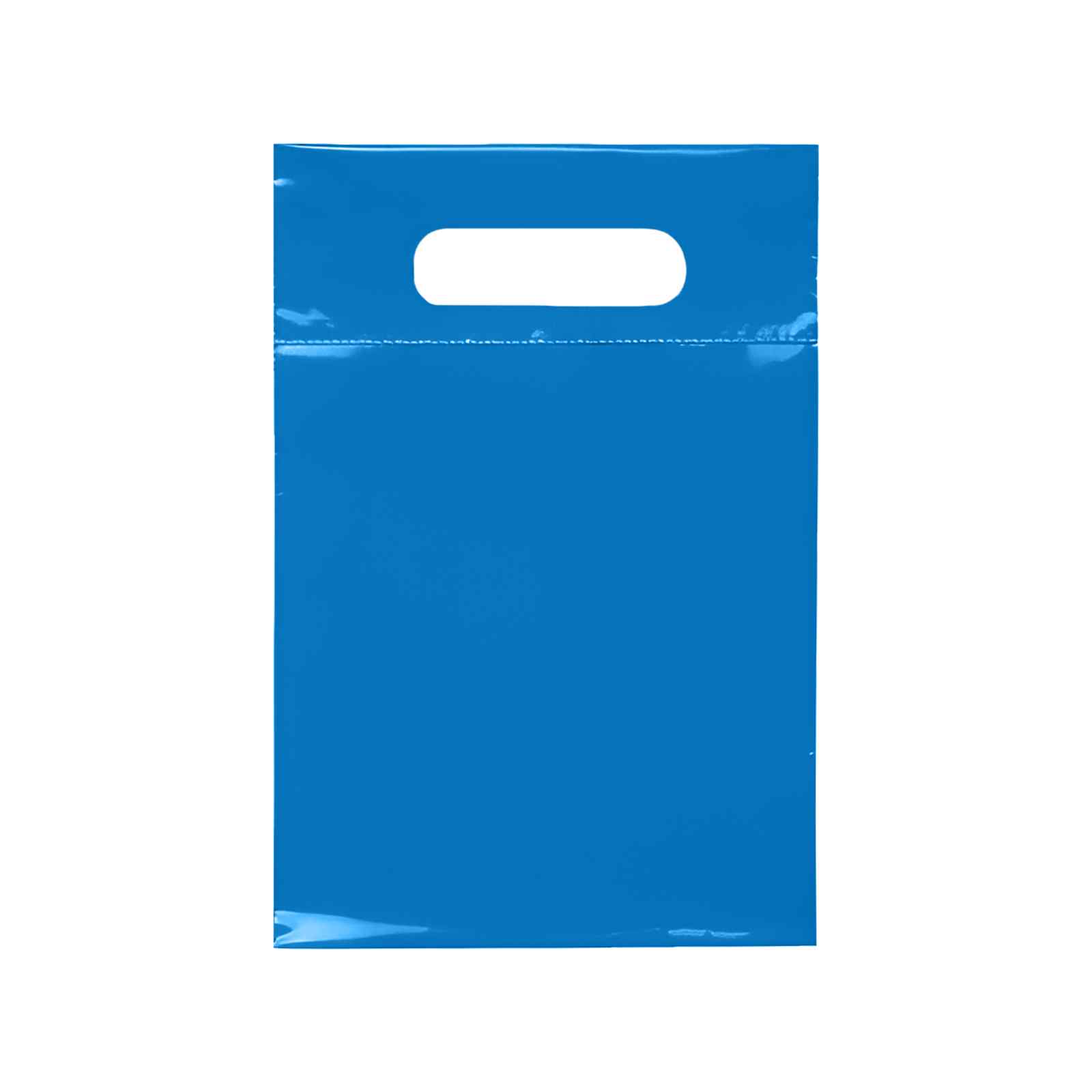 7 x 10.5 Inch Die Cut Handle Plastic Bags view 2