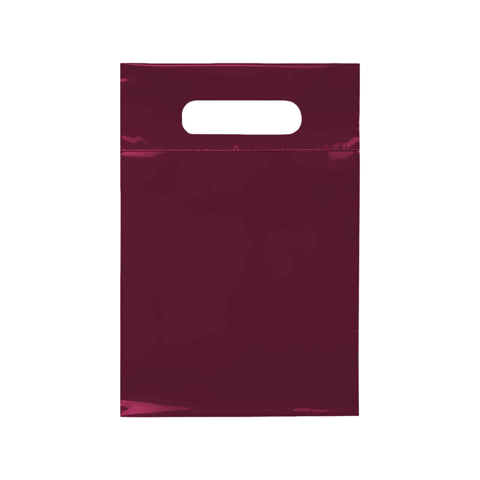 7 x 10.5 Inch Die Cut Handle Plastic Bags view 3