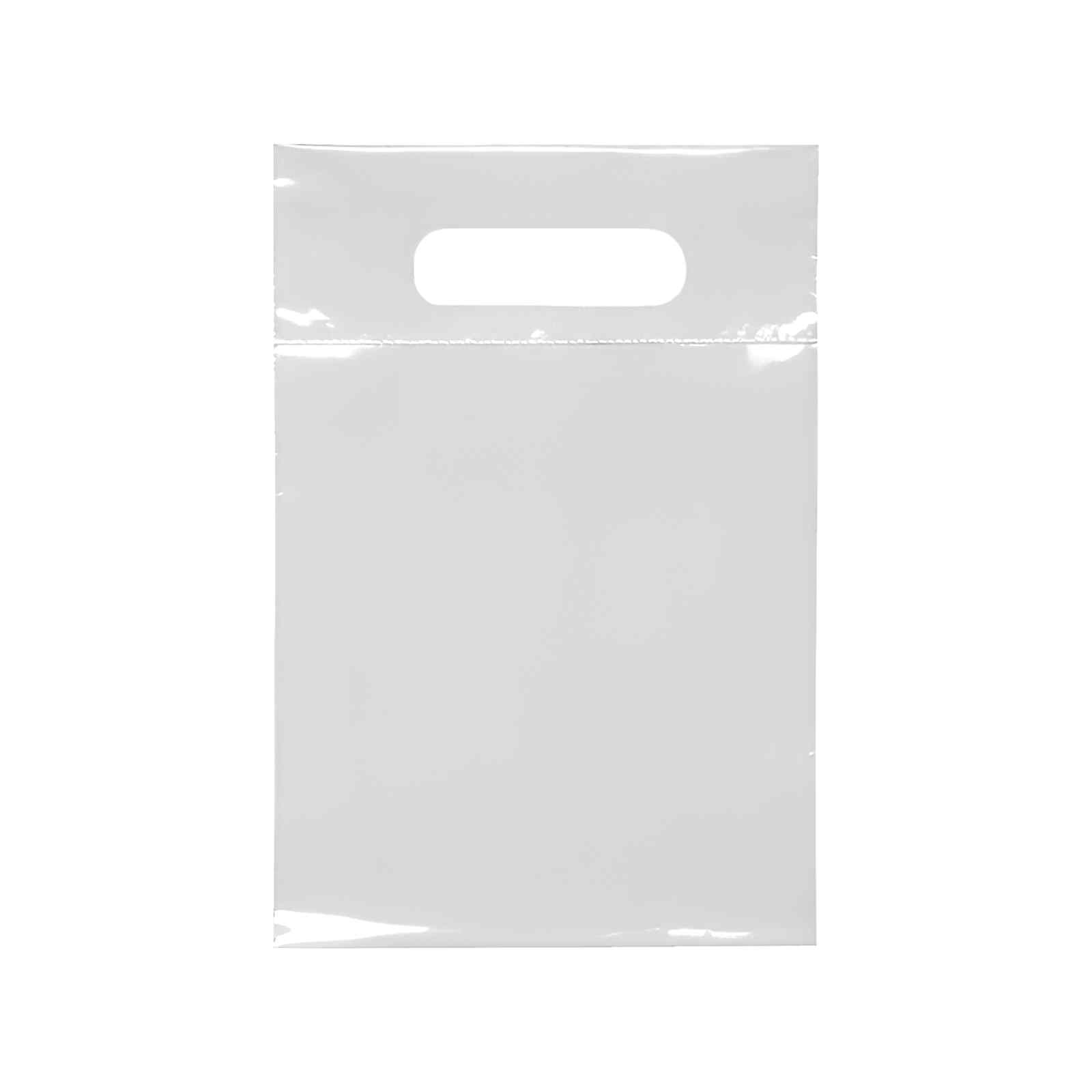 7 x 10.5 Inch Die Cut Handle Plastic Bags view 4