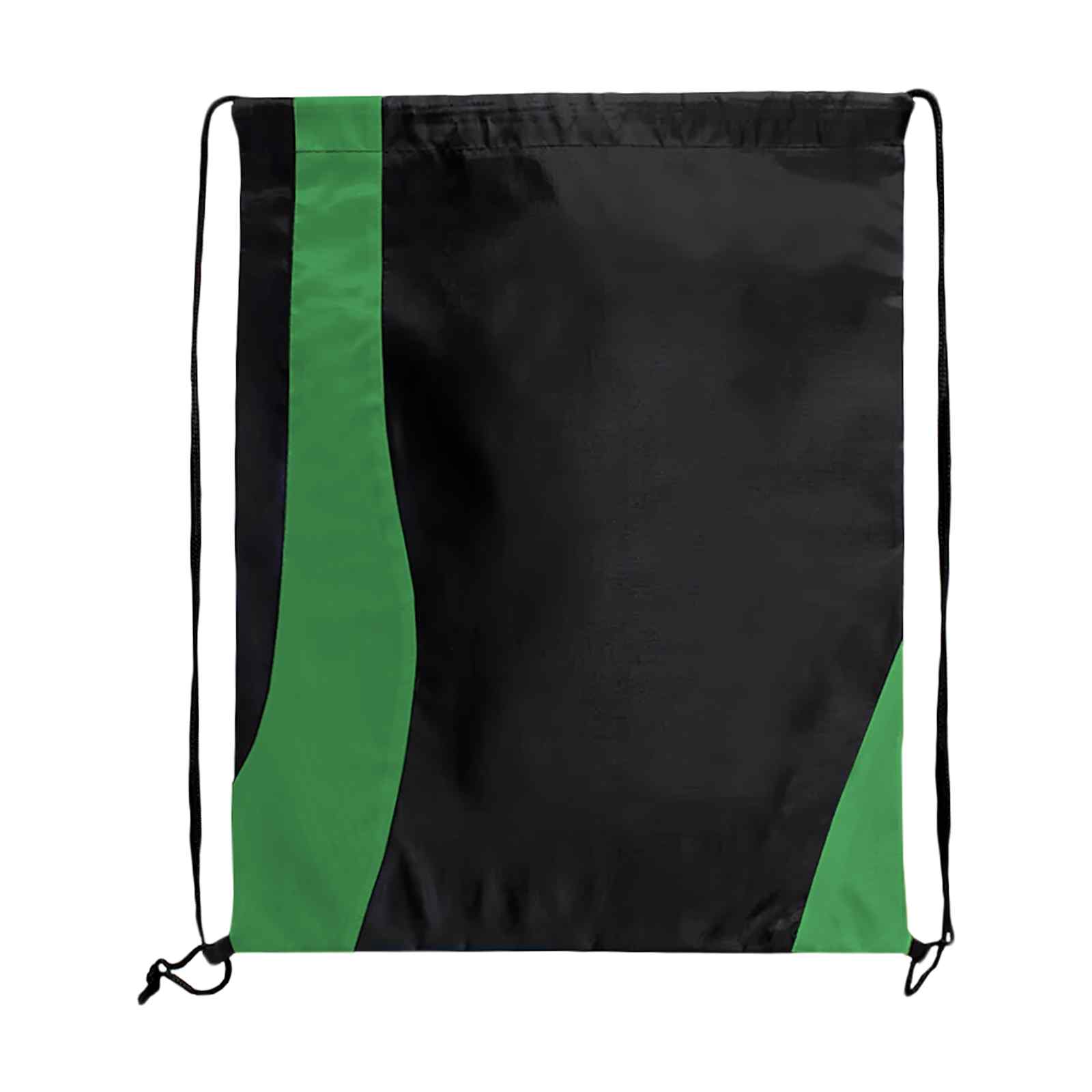 Two Tone Wavy Drawstring Tote Bags view 2