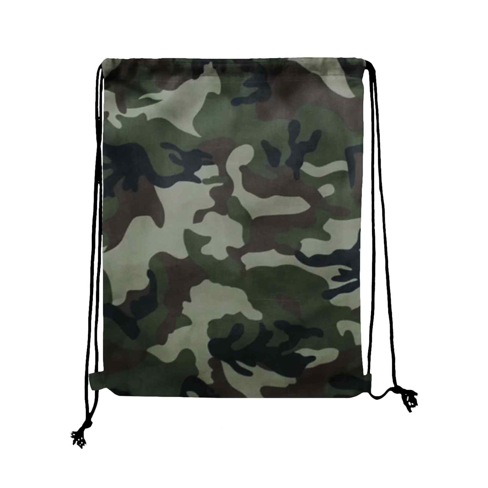 Simply Camo Drawstring Tote Bags view 1