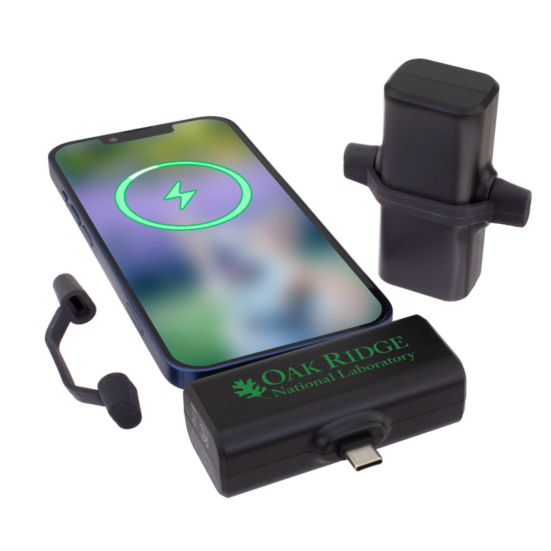 1800 mAh Power Bank with 2 Built-In Connectors