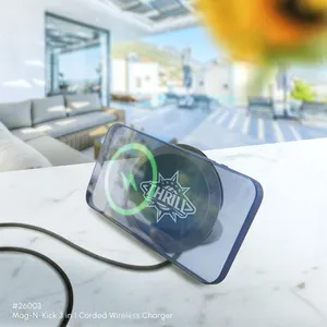 Mag-N-Kick 3 in 1 Corded Wireless Charger