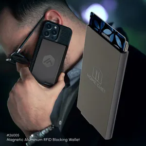 Magnetic Aluminum RFID Blocking Wallet