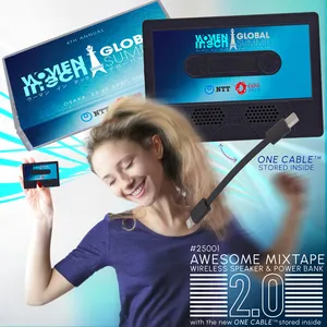 Awesome Mixtape 2.0 Wireless Speaker with One Cable™ Power Bank