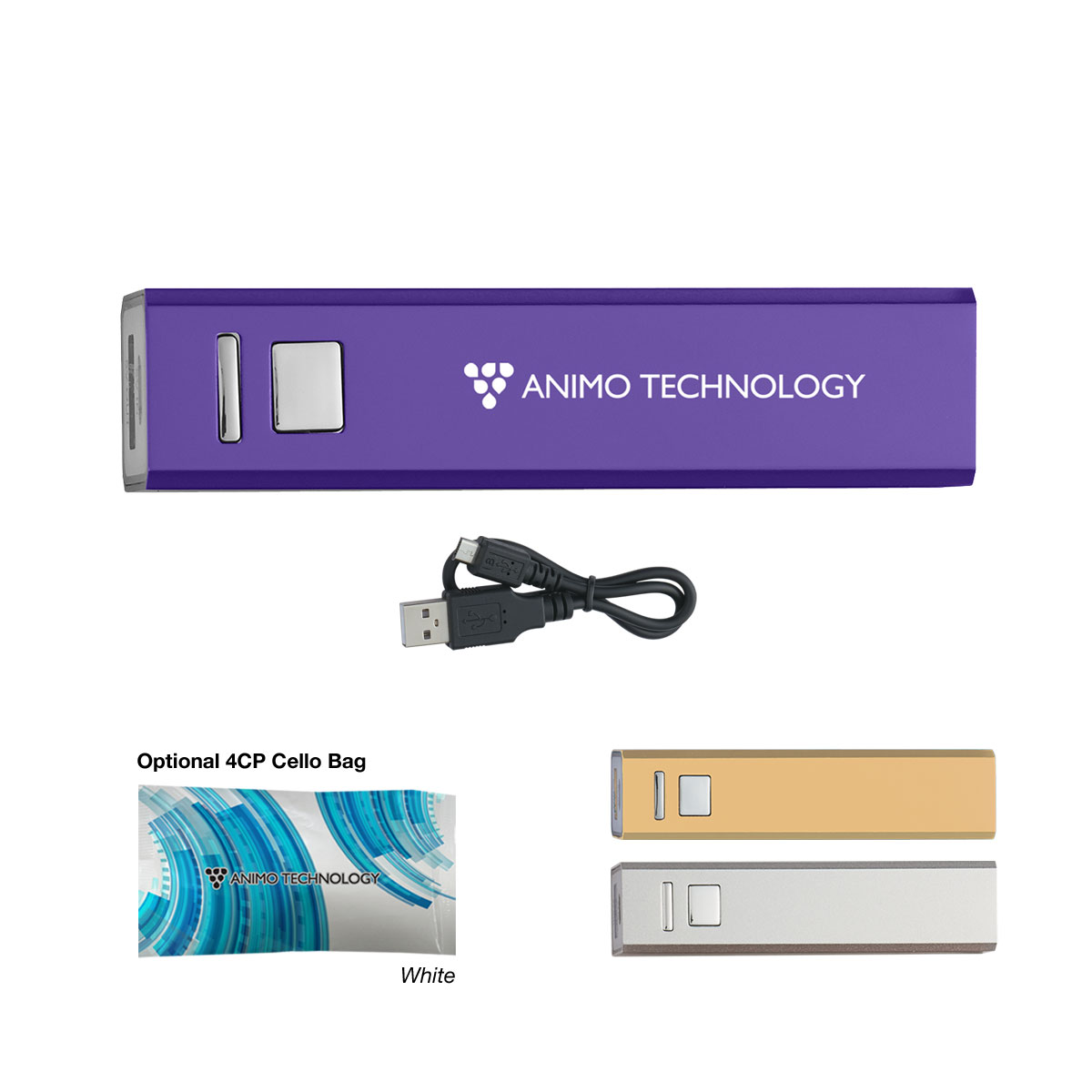 UL Listed 2,200 mAh On-The-Go Power Bank