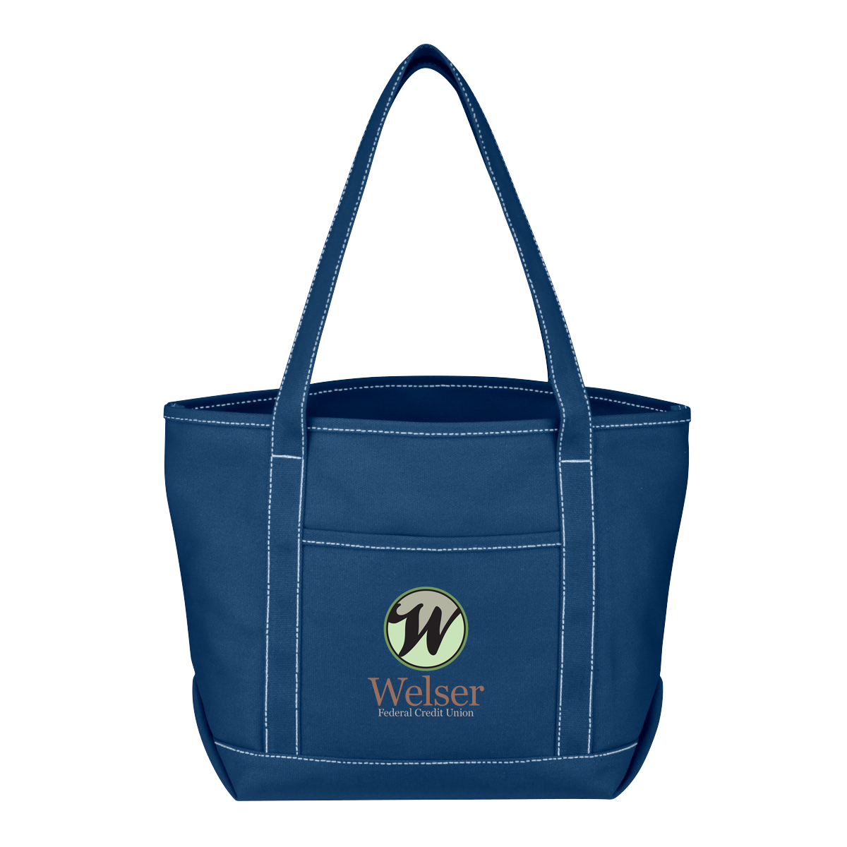 Medium 24 oz. Cotton Canvas Yacht Tote Bag view 7